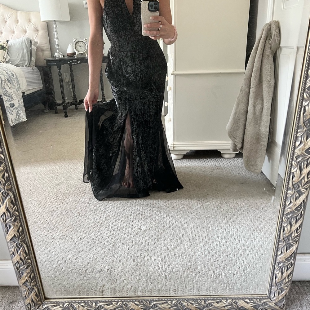 Elegant Black Evening Gown